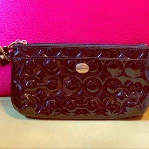 Coach Leather Wristlet